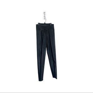 Women’s high waisted leather leggings